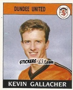 Figurina Kevin Gallacher - UK Football 1988-1989 n. 380 - Panini