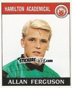 Sticker Allan Ferguson - UK Football 1988-1989 n. 384 - Panini