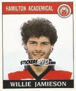 Sticker Willie Jamieson - UK Football 1988-1989 - Panini