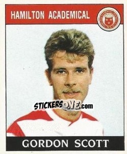 Sticker Gordon Scott - UK Football 1988-1989 - Panini