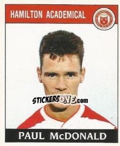 Sticker Paul McDonald - UK Football 1988-1989 - Panini