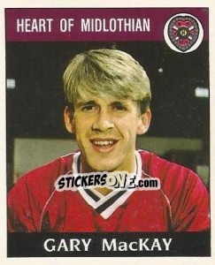Sticker Gary MacKay - UK Football 1988-1989 - Panini