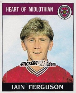 Sticker Iain Ferguson - UK Football 1988-1989 - Panini