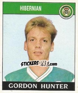 Sticker Gordon Hunter - UK Football 1988-1989 - Panini