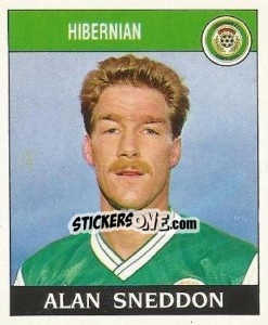 Sticker Alan Sneddon - UK Football 1988-1989 - Panini