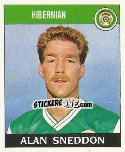 Figurina Alan Sneddon - UK Football 1988-1989 - Panini