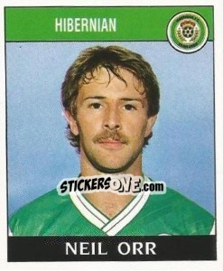 Sticker Neil Orr - UK Football 1988-1989 - Panini
