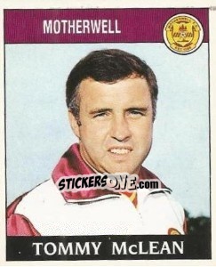 Sticker Tommy McLean - UK Football 1988-1989 - Panini