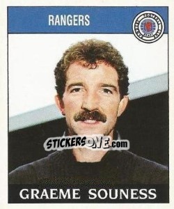 Figurina Graeme Souness - UK Football 1988-1989 - Panini