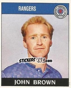 Sticker John Brown - UK Football 1988-1989 n. 453 - Panini