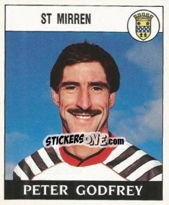 Sticker Peter Godfrey - UK Football 1988-1989 - Panini