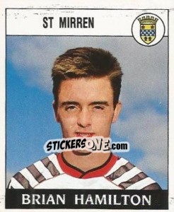 Sticker Brian Hamilton - UK Football 1988-1989 n. 465 - Panini