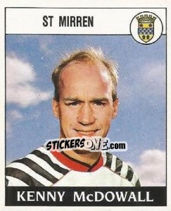 Sticker Kenny McDowall - UK Football 1988-1989 n. 470 - Panini