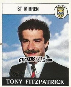 Sticker Tony Fitzpatrick - UK Football 1988-1989 - Panini