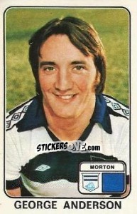 Cromo George Anderson - UK Football 1978-1979 - Panini