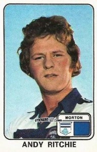 Figurina Andy Ritchie - UK Football 1978-1979 n. 525 - Panini