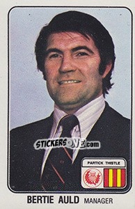 Sticker Bertie Auld - UK Football 1978-1979 - Panini