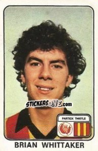 Sticker Brian Whittaker - UK Football 1978-1979 - Panini