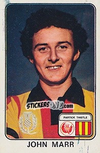 Cromo John Marr - UK Football 1978-1979 - Panini