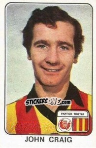 Sticker John Craig - UK Football 1978-1979 - Panini