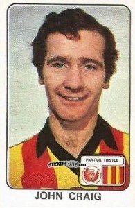 Sticker John Craig - UK Football 1978-1979 n. 551 - Panini