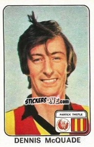 Cromo Dennis McQuade - UK Football 1978-1979 - Panini