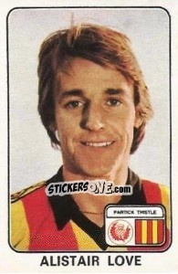 Sticker Alistair Love - UK Football 1978-1979 - Panini