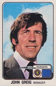 Sticker John Greig - UK Football 1978-1979 n. 563 - Panini