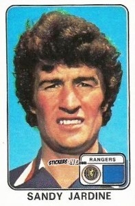 Sticker Sandy Jardine - UK Football 1978-1979 - Panini