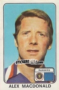 Sticker Alex MacDonald - UK Football 1978-1979 - Panini