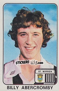 Sticker Billy Abercromby - UK Football 1978-1979 - Panini