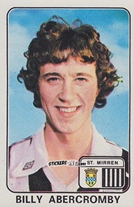 Sticker Billy Abercromby - UK Football 1978-1979 n. 588 - Panini