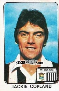 Sticker Jackie Copland - UK Football 1978-1979 - Panini