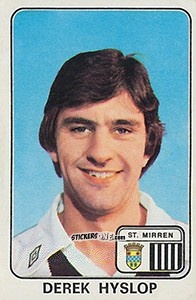 Sticker Derek Hyslop - UK Football 1978-1979 n. 592 - Panini