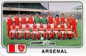 Sticker Team Photo - UK Football 1978-1979 - Panini