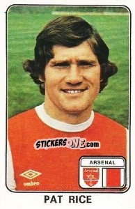 Sticker Pat Rice - UK Football 1978-1979 - Panini