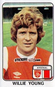 Figurina Willie Young - UK Football 1978-1979 - Panini