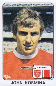 Sticker John Kosmina - UK Football 1978-1979 n. 23 - Panini