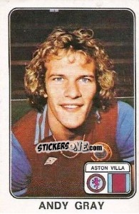 Cromo Andy Gray - UK Football 1978-1979 - Panini