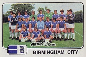 Cromo Team Photo - UK Football 1978-1979 - Panini