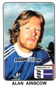 Cromo Alan Ainscow - UK Football 1978-1979 - Panini
