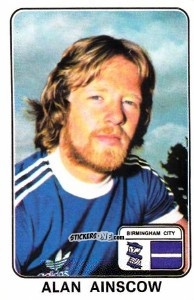 Sticker Alan Ainscow - UK Football 1978-1979 - Panini