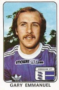 Sticker Gary Emmanuel - UK Football 1978-1979 - Panini