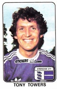 Sticker Tony Towers - UK Football 1978-1979 - Panini