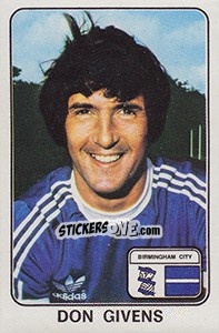 Sticker Don Given - UK Football 1978-1979 - Panini