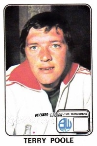 Sticker Terry Poole - UK Football 1978-1979 - Panini