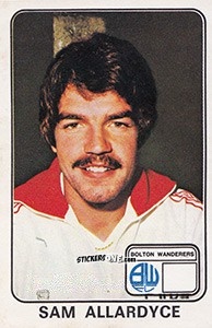 Sticker Sam Allardyce - UK Football 1978-1979 - Panini