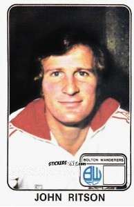 Sticker John Ritson - UK Football 1978-1979 n. 66 - Panini