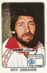 Sticker Roy Greaves - UK Football 1978-1979 - Panini