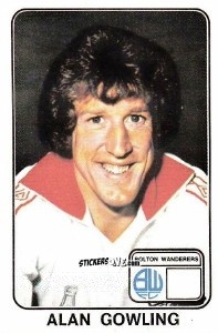 Sticker Alan Gowling - UK Football 1978-1979 n. 71 - Panini
